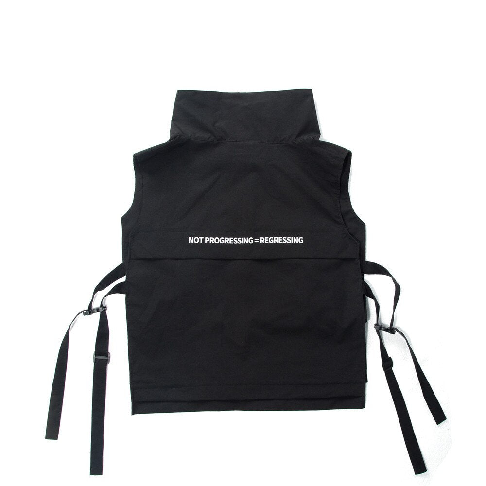 Black V1 Vest ,  - Streetwear Vest - Slick Street