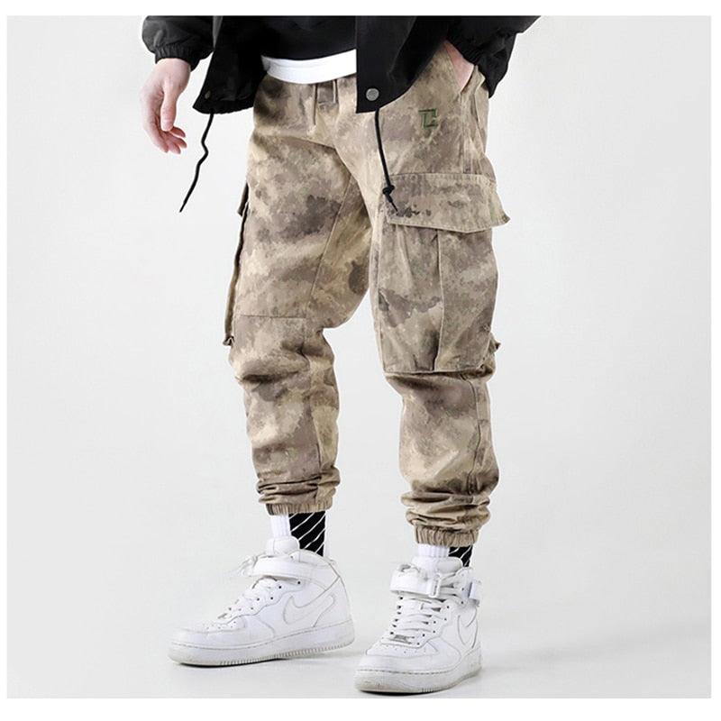 Hunting Camouflage Casual Pants XXS, Khaki - Streetwear Pants - Slick Street