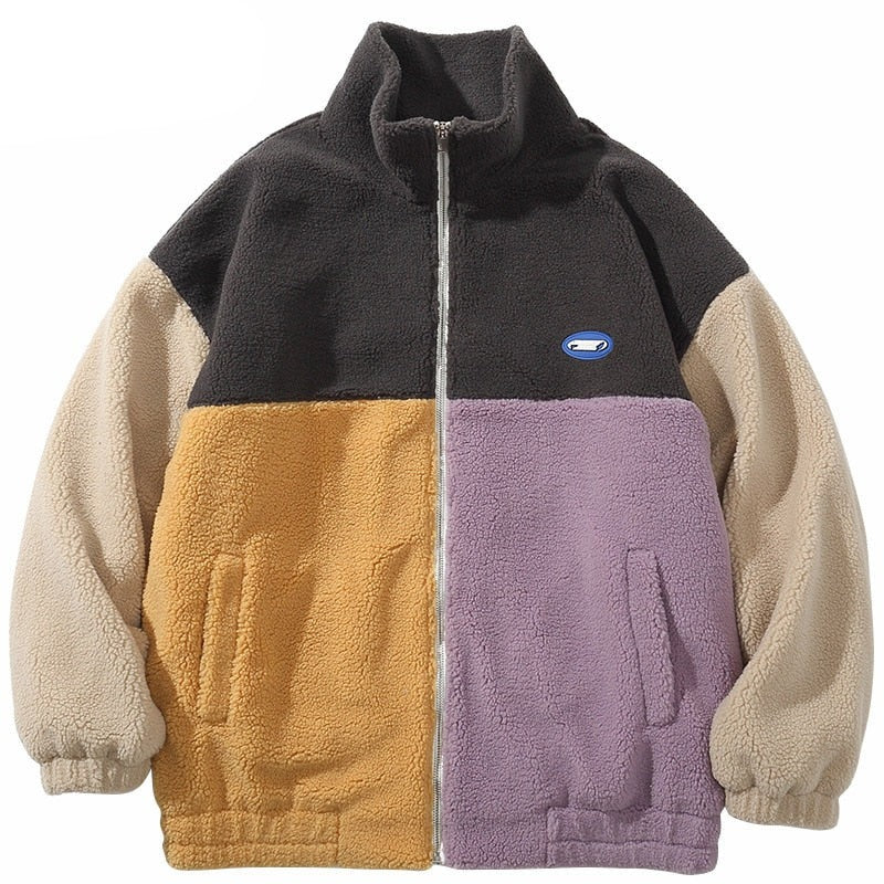 Color4 Furry Jacket ,  - Streetwear Jacket - Slick Street
