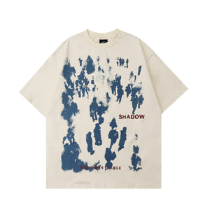 Shadow Phase T-Shirt White, XXS - Streetwear T-Shirt - Slick Street