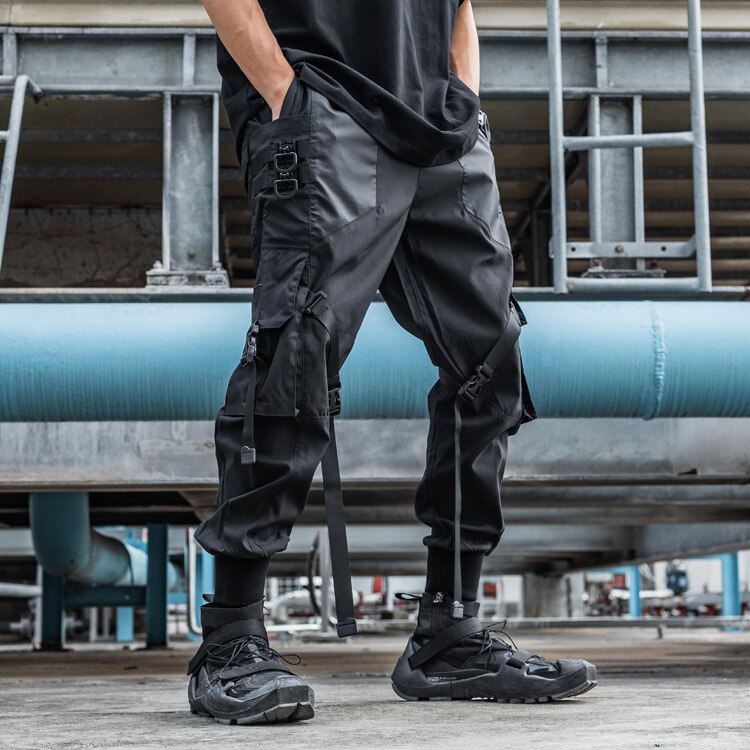 Dark Industry V1 Cargo Pants XS, Black - Streetwear Cargo Pants - Slick Street
