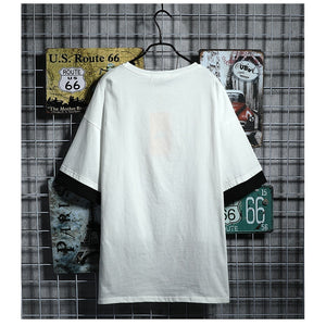 DEMISCHO Double Layered T-Shirt , - Streetwear T-Shirts - Slick Street