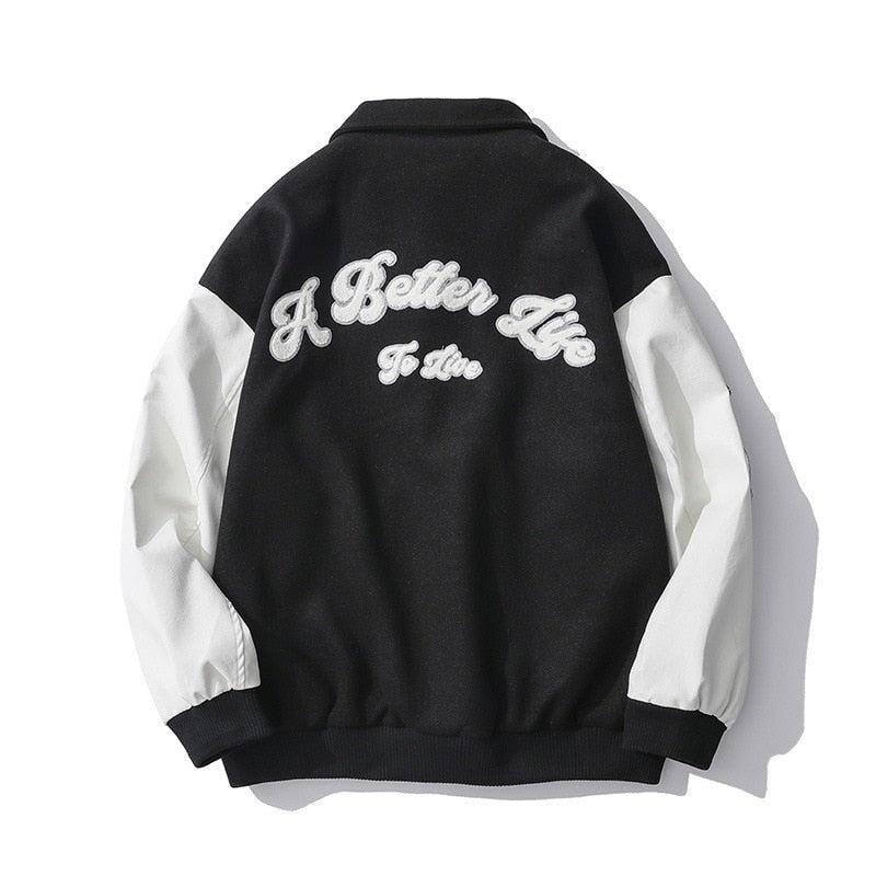 Moment Sunflower Varsity Jacket ,  - Streetwear Jacket - Slick Street