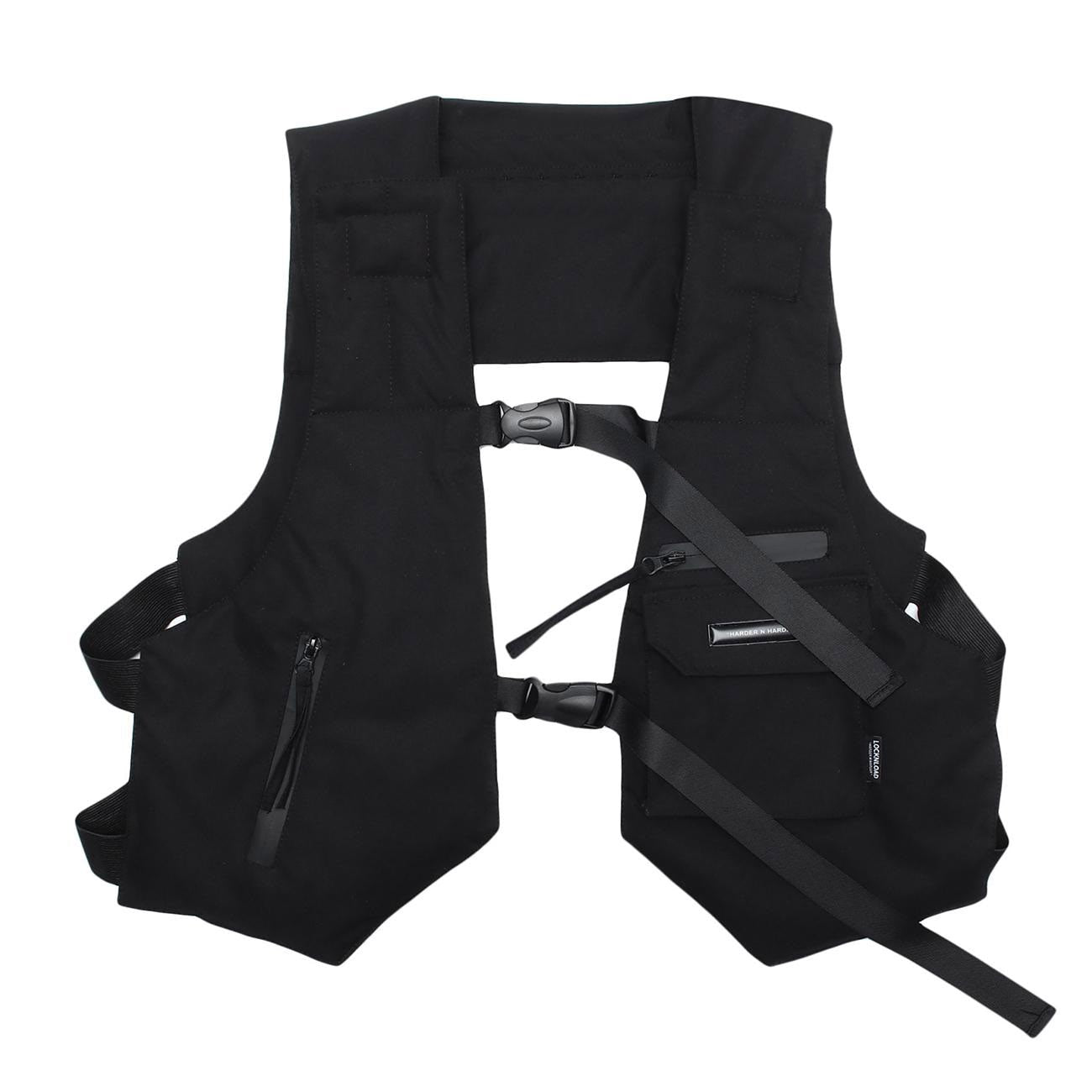 Techwear LOCKNLOAD Black Vest ,  - Streetwear  - Slick Street