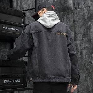 Cuban Denim Jacket ,  - Streetwear Jacket - Slick Street