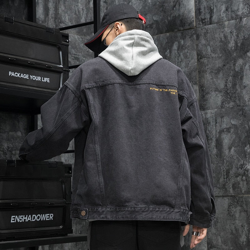 Cuban Denim Jacket ,  - Streetwear Jacket - Slick Street
