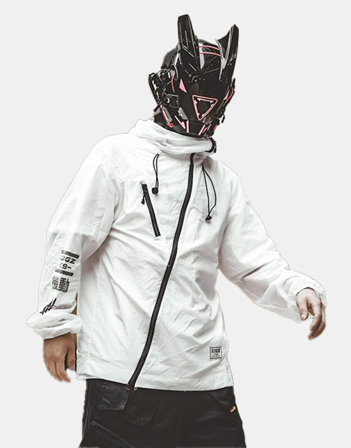 AOGZ 09 Jacket White, XS - Streetwear Jackets - Slick Street