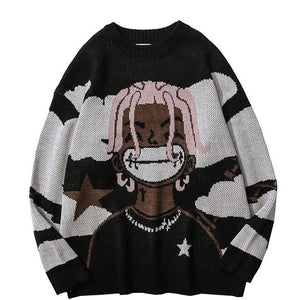 Anime Rapper Sweater , - Streetwear Sweatshirts - Slick Street