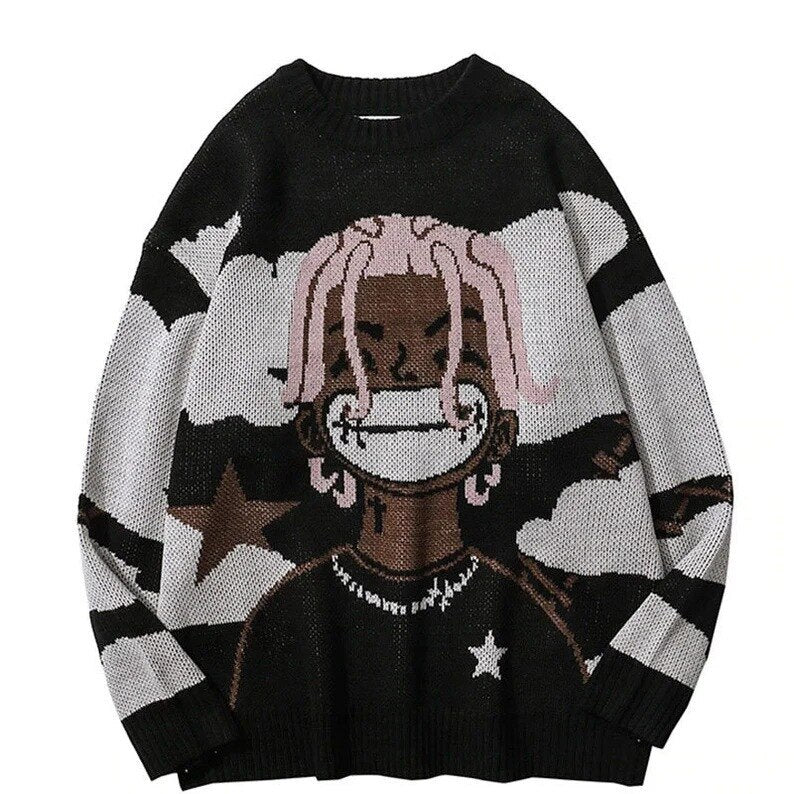 Anime Rapper Sweater , - Streetwear Sweatshirts - Slick Street