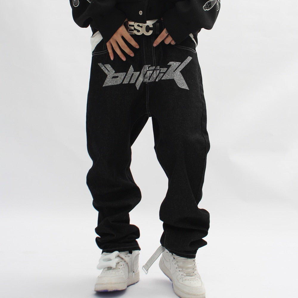 Dollar Print Black Denim Jeans ,  - Streetwear Jeans - Slick Street