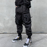 Night Owl V1 Cargo Pants XS, Black - Streetwear Cargo Pants - Slick Street