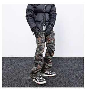 Camo R1 Full Length Pants ,  - Streetwear Pants - Slick Street