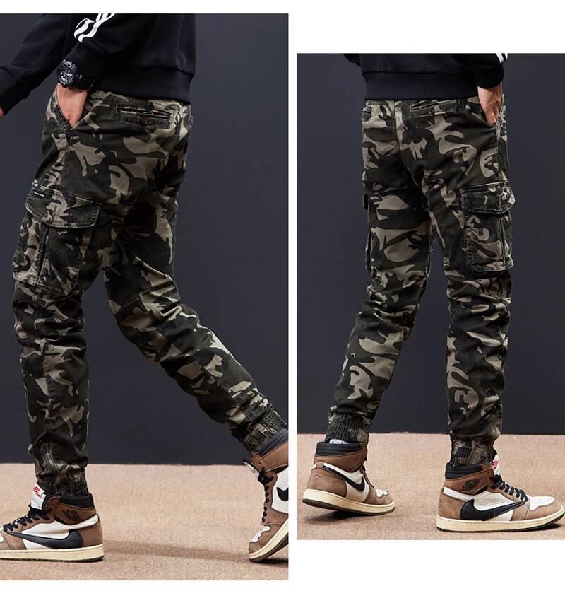 M1 Military Skinny Cargo Pants ,  - Streetwear Cargo Pants - Slick Street