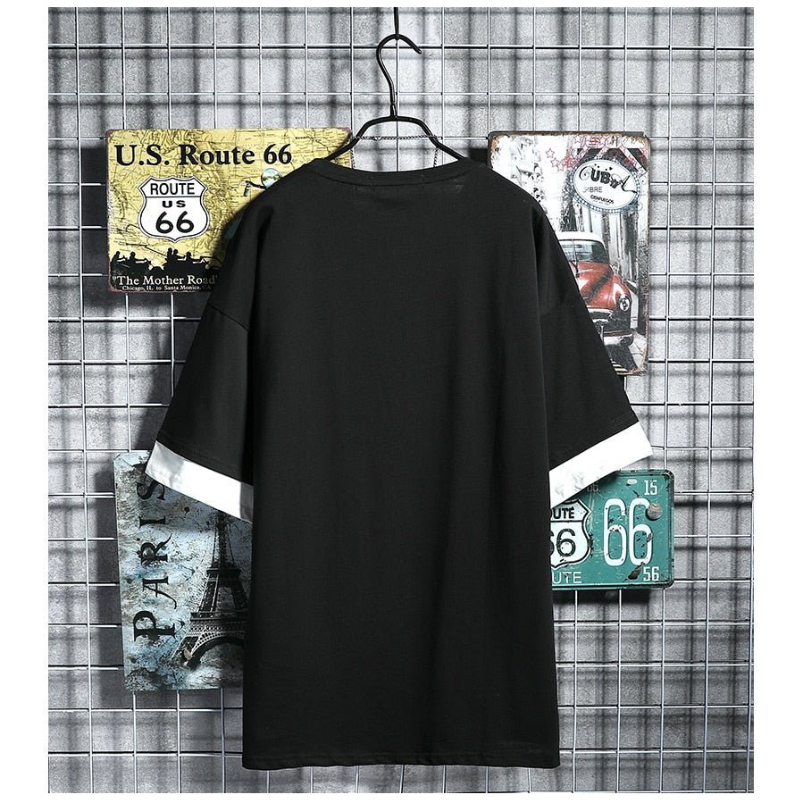DEMISCHO Double Layered T-Shirt , - Streetwear T-Shirts - Slick Street