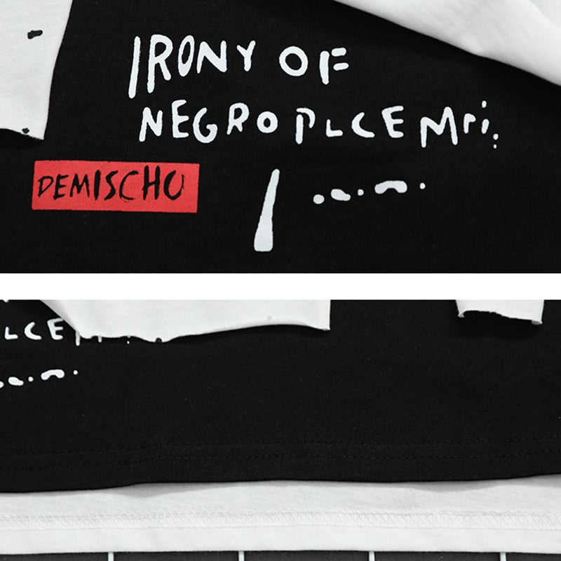 DEMISCHO Double Layered T-Shirt ,  - Streetwear T-Shirt - Slick Street