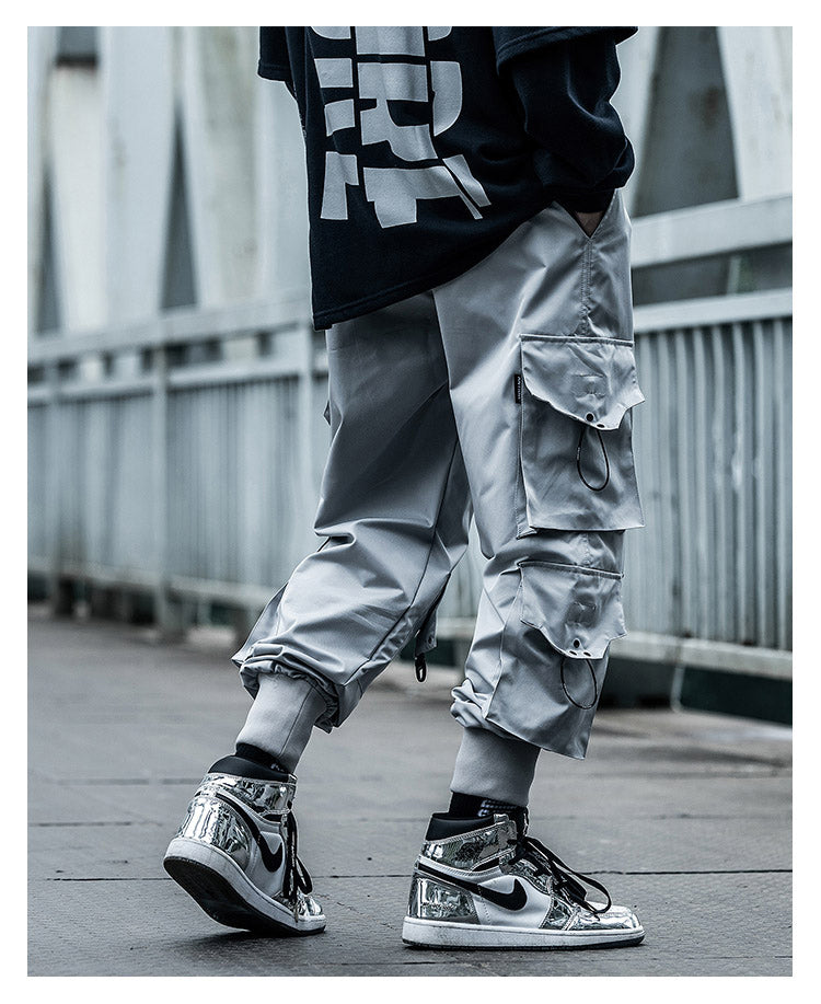 Dark Cosmic Cargo Pants ,  - Streetwear Cargo Pants - Slick Street