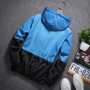 Embrace Two Half Color Jacket ,  - Streetwear Jacket - Slick Street