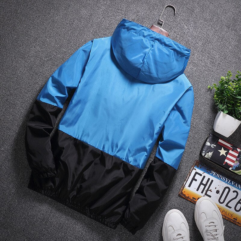 Embrace Two Half Color Jacket ,  - Streetwear Jacket - Slick Street