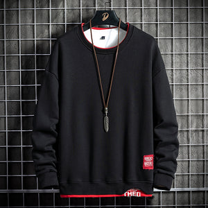 Aesthetic Modest Sweatshirt Black, XS - Streetwear Sweatshirts - Slick Street
