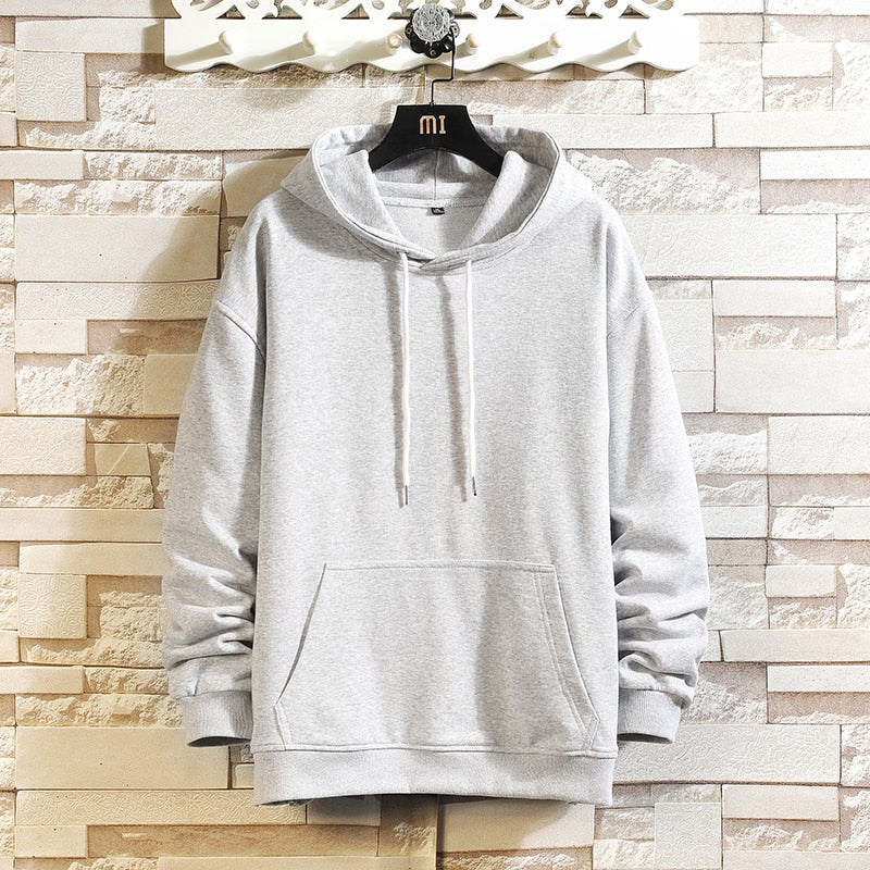 Kangaroo Pocket Hoodie Gray, XS - Streetwear Hoodie - Slick Street