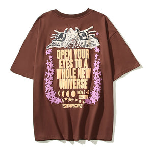 A New Universe Loose-Fit T-Shirt , - Streetwear T-Shirts - Slick Street