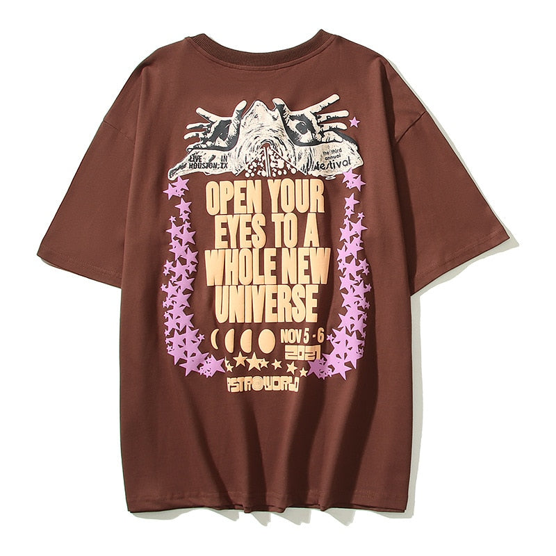 A New Universe Loose-Fit T-Shirt , - Streetwear T-Shirts - Slick Street