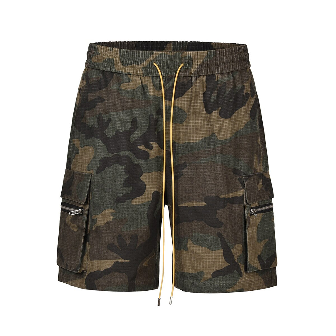 Warrior Cargo Shorts Army Green, M - Streetwear Shorts - Slick Street