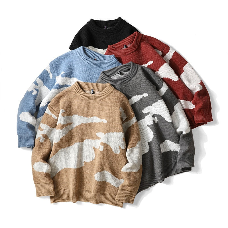 Honeycomb Knitwear Sweater ,  - Streetwear Sweater - Slick Street