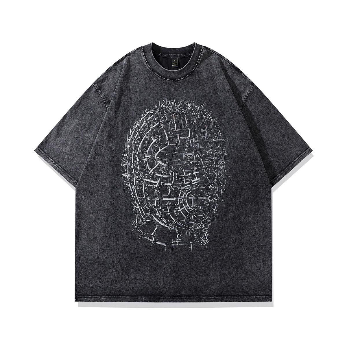 Needle Ski Mask T-Shirt Black, XS - Streetwear T-Shirt - Slick Street