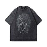 Needle Ski Mask T-Shirt Black, XS - Streetwear T-Shirt - Slick Street