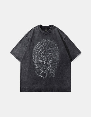Needle Ski Mask T-Shirt ,  - Streetwear T-Shirt - Slick Street