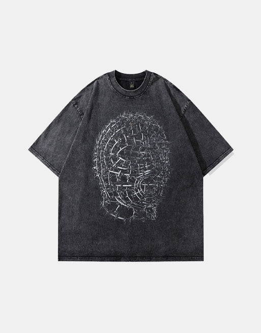 Needle Ski Mask T-Shirt ,  - Streetwear T-Shirt - Slick Street