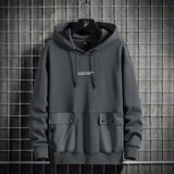 Square B1 Hoodie Gray, XS - Streetwear Hoodie - Slick Street