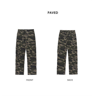 AM23 Straight Camo Cargo Pants ,  - Streetwear Cargo Pants - Slick Street