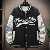 Worldflus Varsity Jacket Black, XS - Streetwear Jacket - Slick Street