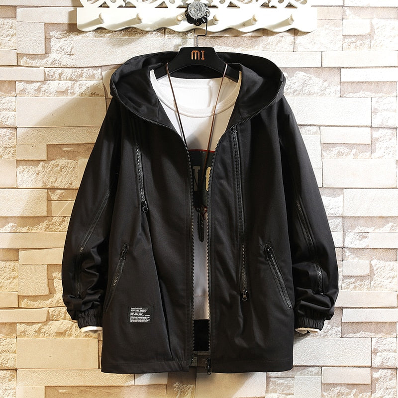 CRXSS Jacket Black, XS - Streetwear Jacket - Slick Street