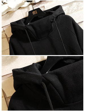 Plain Rivet Pullover Hoodie ,  - Streetwear Hoodie - Slick Street
