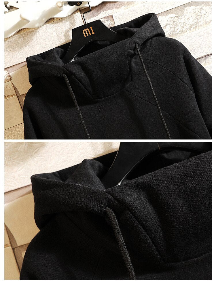 Plain Rivet Pullover Hoodie ,  - Streetwear Hoodie - Slick Street