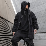 Black Out V1 Trench Coat Black, XS - Streetwear Jacket - Slick Street