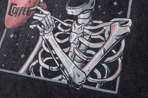 Staying Alive Skeleton T-Shirt , - Streetwear T-Shirts - Slick Street