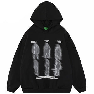 Men's Blurry Shadow Hoodie ,  - Streetwear Hoodie - Slick Street