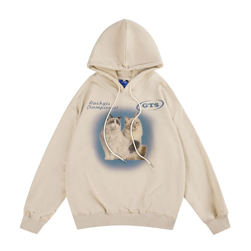 Champion Cat Graphic Hoodie ,  - Streetwear Hoodie - Slick Street