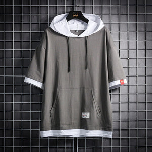 Hygge Color Block Hoodie Gray, XS - Streetwear Hoodie - Slick Street