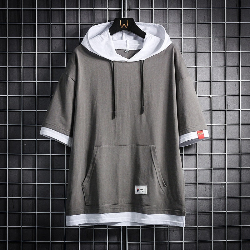 Hygge Color Block Hoodie Gray, XS - Streetwear Hoodie - Slick Street