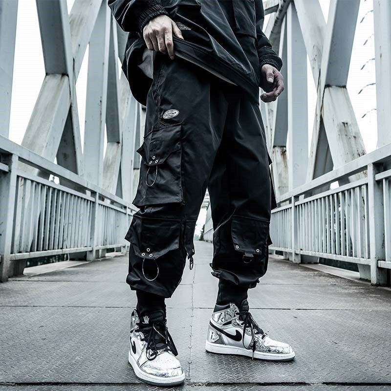 Dark Cosmic Cargo Pants ,  - Streetwear Cargo Pants - Slick Street