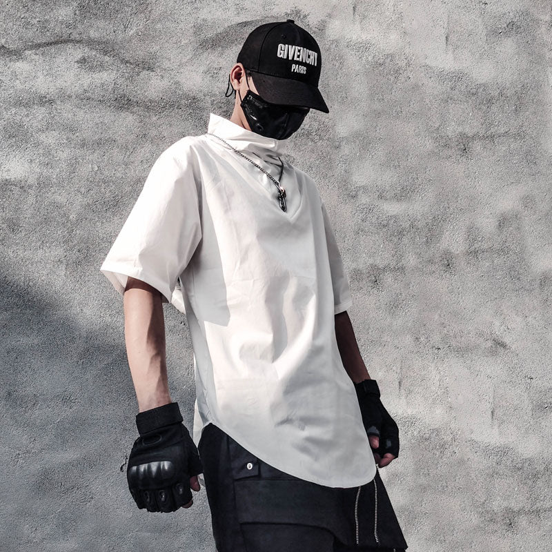 Maille Armor T-Shirt with Chain White, XS - Streetwear T-Shirts - Slick Street