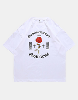 Godbless T-Shirt White, XS - Streetwear Tee - Slick Street