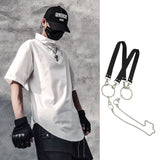 Maille Armor T-Shirt with Chain White with Chain, XS - Streetwear T-Shirts - Slick Street