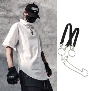 Maille Armor T-Shirt with Chain White with Chain, XS - Streetwear T-Shirts - Slick Street