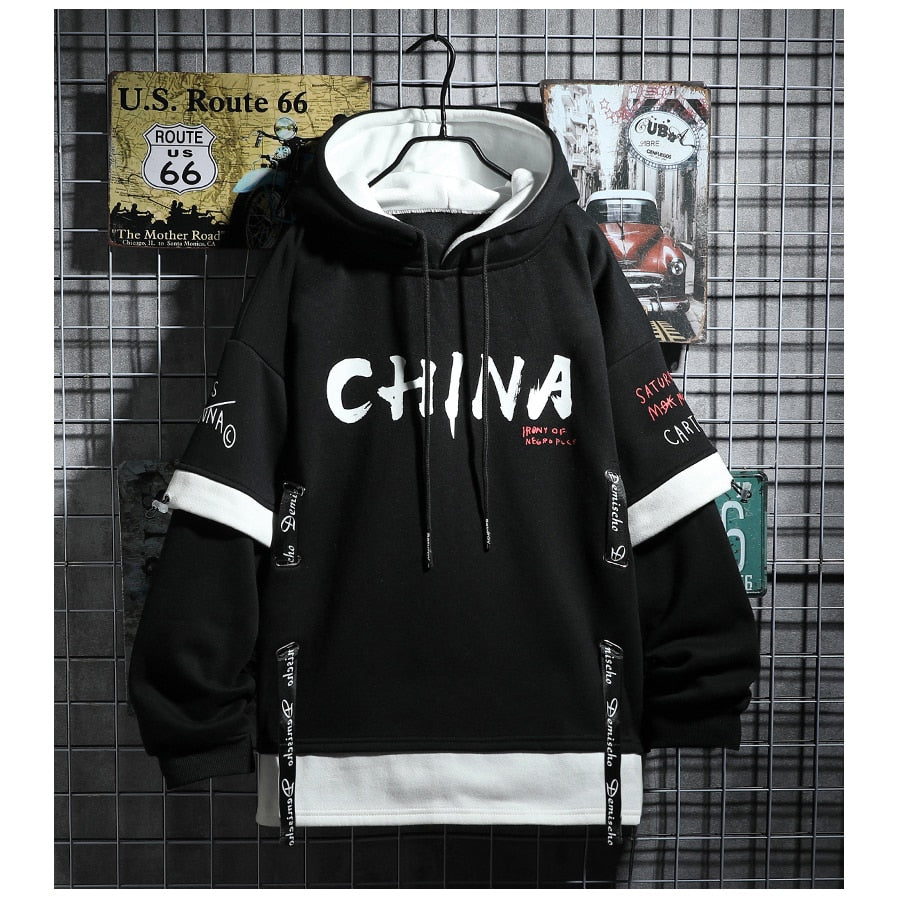 Bemo CHINA Hoodie White, XS - Streetwear Hoodie - Slick Street
